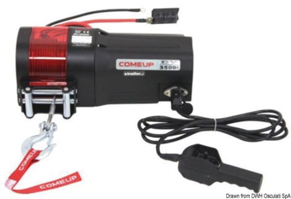 Argano elettrico 1588 Kg 900 W 12 V - 02.251.11
