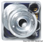 Osculati - Anodo Lewmar di ricambio per 250/300TT
