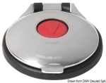 Osculati - Pulsantiera a pedale inox/rosso