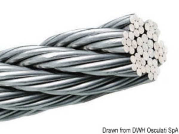 Cavo inox 49 fili 4 mm - 03.178.40