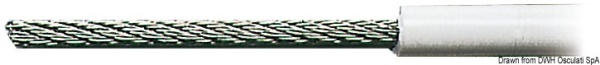 Cavo inox 19 fili rivestito in PVC 4 x 8 mm - 03.181.07