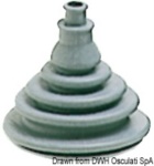 Osculati - Soffietto passacavi gomma grigia