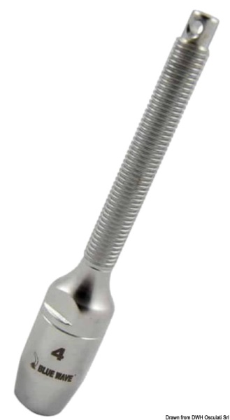 Terminale filettato x rig tessile per cima Ø5 mm - 05.222.05