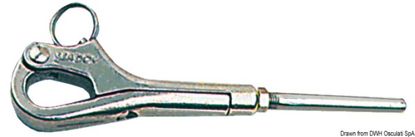 Moschettone inox pellicano 5 x 8 mm - 05.283.03