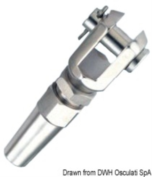Terminale inox forcella Ø 10 mm - 05.408.10