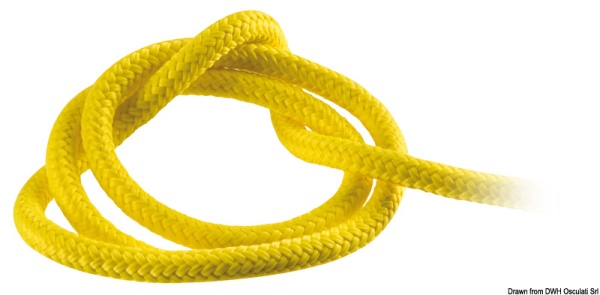 Cima d'ormeggio a terra mm 26 gialla fluo - 06.479.26