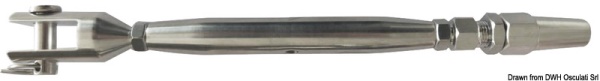 Tenditore con terminale a doppio cono 6 mm - 07.385.12