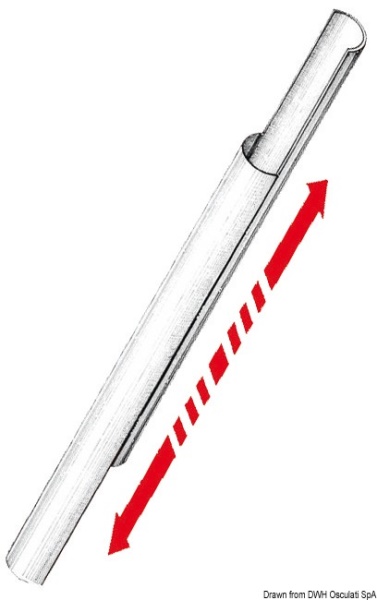 Profilo coprisartie 40 mm x 2 m - 07.595.40