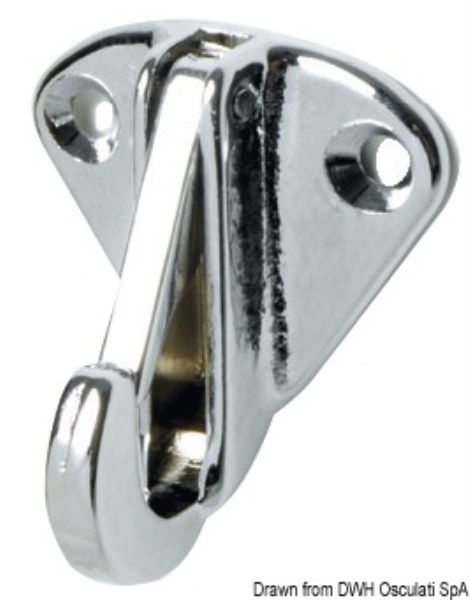 Moschettone inox con base 10 mm - 09.172.02