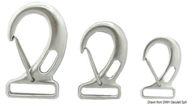 Moschettone per nastro mm 90x40 - 09.249.03