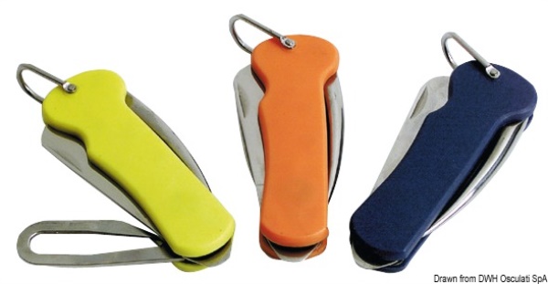 Coltello da mare manico blu - 10.285.13