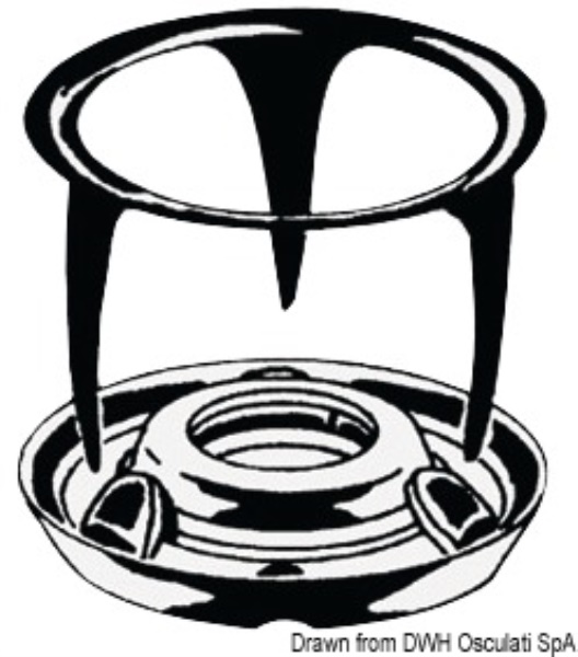 Bottone femmina+maschio in ottone - 10.305.00