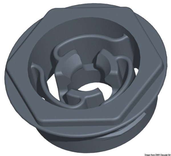 Clip autoallineante diam. 25 mm. - 10.341.02