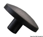 Osculati - Cappuccio in plastica Stayput Press NERO