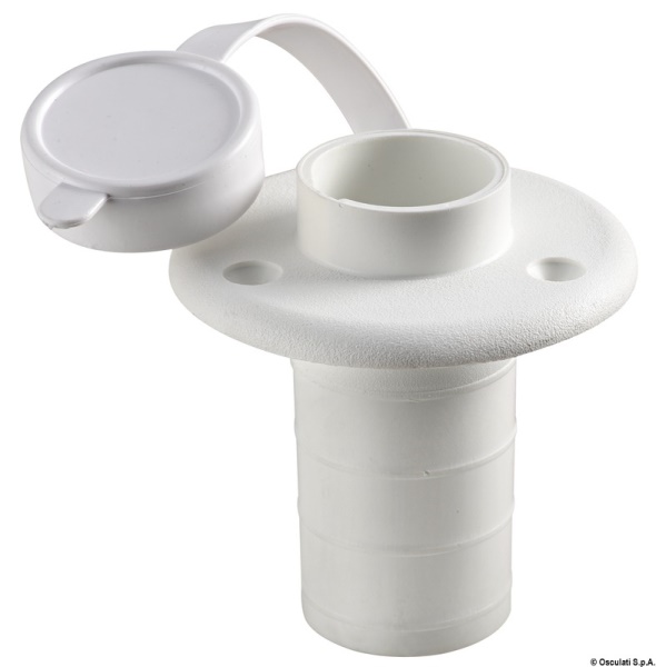Basetta plastica bianca incasso piano 2 contatti - 11.000.03