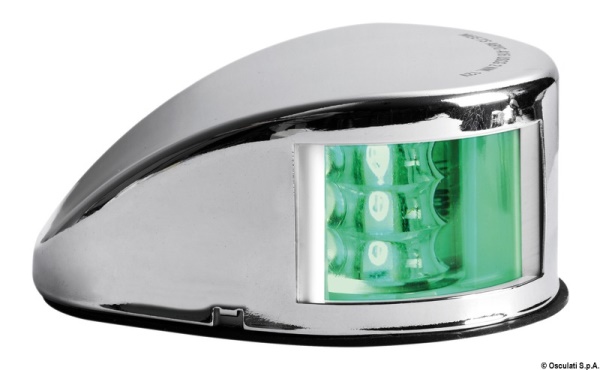 Fanale di via Mouse Deck verde corpo inox - 11.037.22