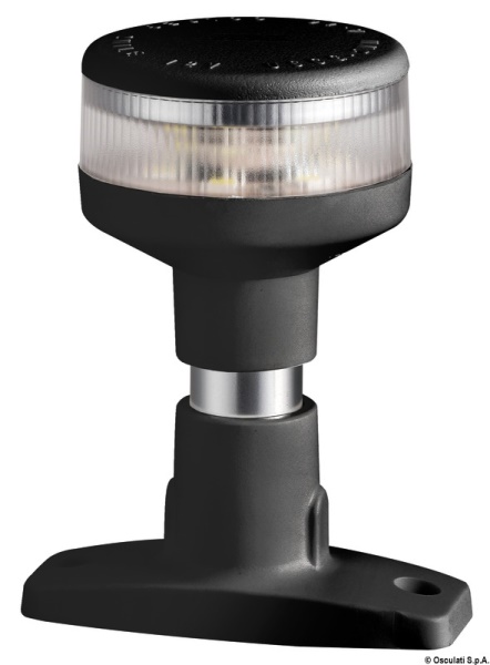 Luce di Fonda 360° Evoled in ABS nero (Blister 1Pz) - 11.039.17