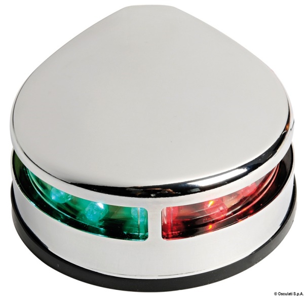 Fanale bicolore inox lucido - 11.041.21