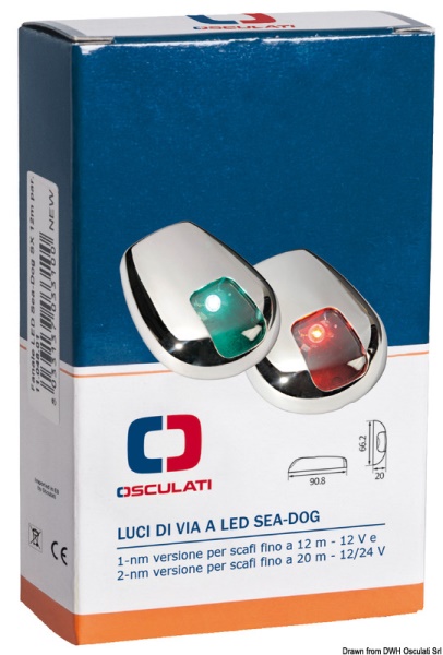 Fanale LED Sea-Dog SX 12 m parete - 11.048.01