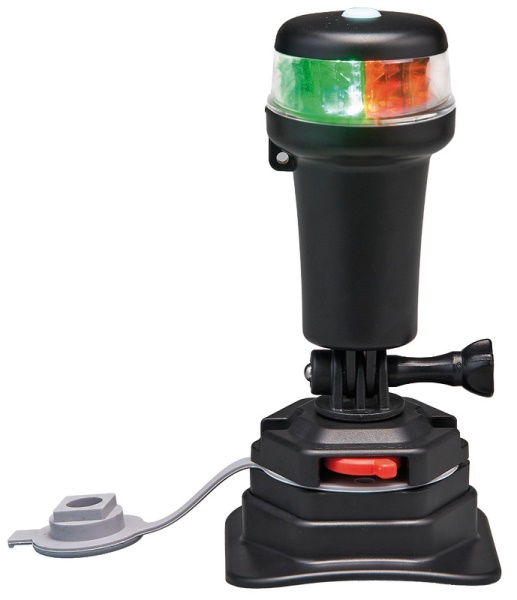 Luce di via bicolore rossa/verde base snodo swivel - 11.090.12