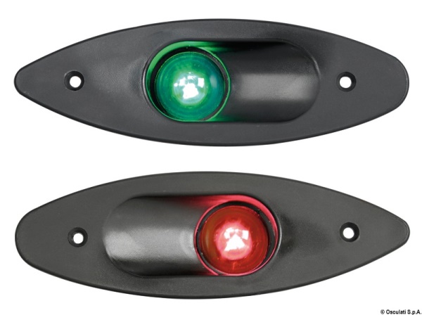 Fanale ABS ad incasso verde/nero - 11.129.02