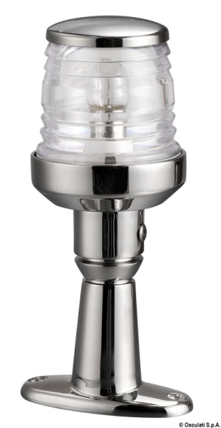 Fanale testa albero inox con basetta - 11.132.02