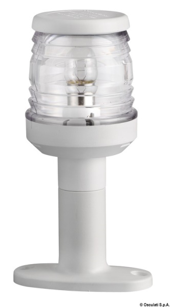 Fanale testa albero con base bianco - 11.132.99