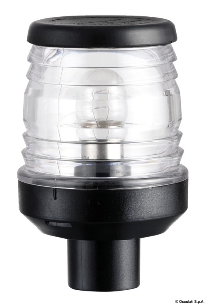 Fanale testa albero 360° con codulo nero - 11.133.03