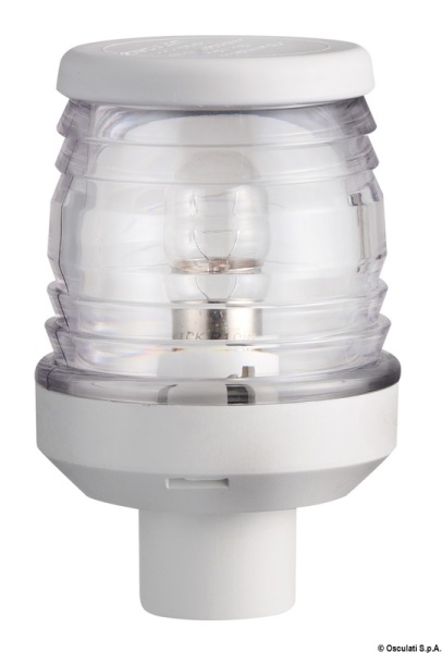 Fanale testa albero 360° con codulo bianco - 11.133.04