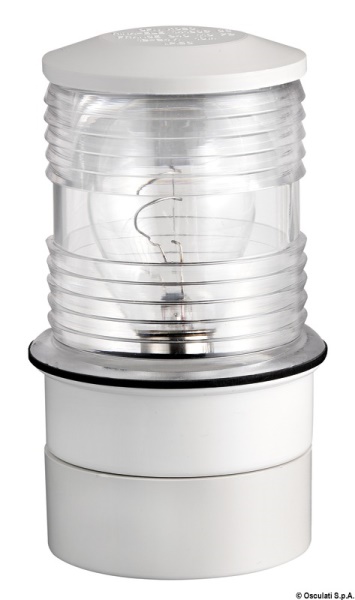 Fanale testa albero bianco/bianco 360° - 11.134.02
