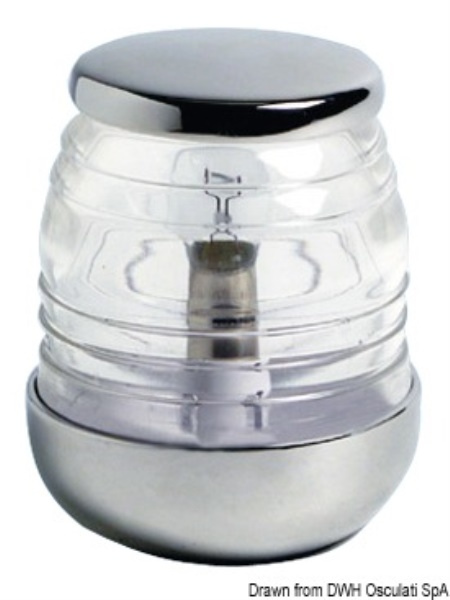 Fanale inox 360° 85 mm 24 V - 11.136.10
