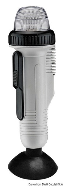 Fanale di via LED 360° con asta - 11.138.01