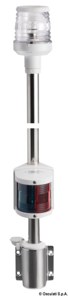 Asta combinata parete 100 cm bianca - 11.167.02