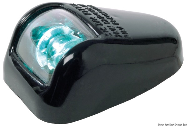 Fanale nero verde 112° Orions - 11.395.02