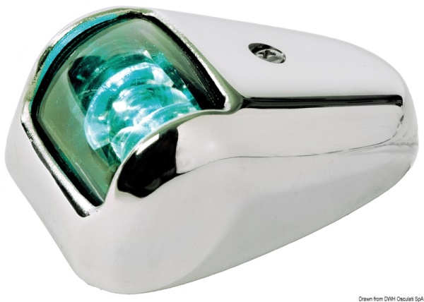 Fanale verde inox 112° Orions - 11.396.02