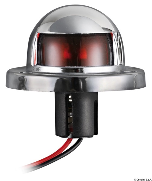 Fanalino ABS cromato rosso 112° - 11.401.01