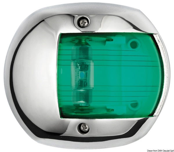 Fanale a led 112,5 verde - 11.446.02