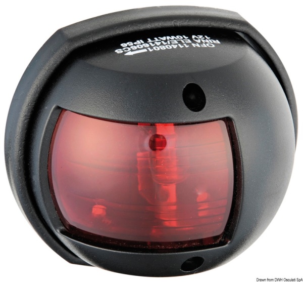 Fanale a led sinistro carcassa nera - 11.448.01