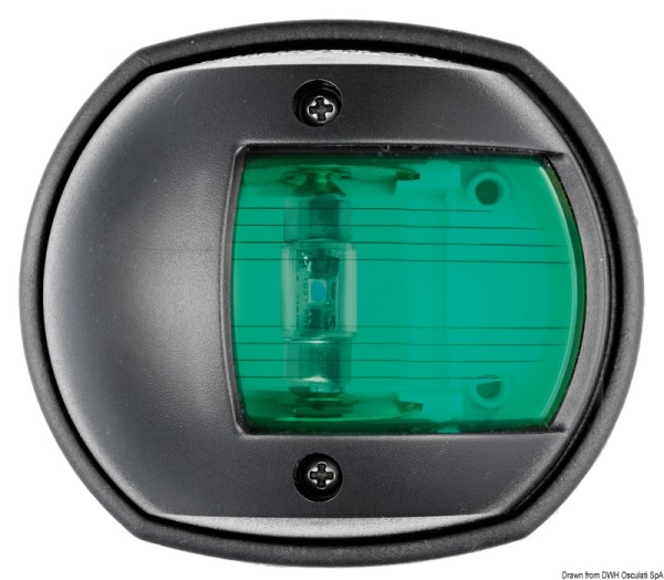 Fanale a led destro carcassa nera - 11.448.02