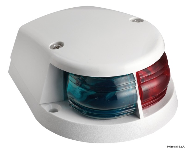 Fanale prua bianco bicolore - 11.500.02