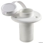 Osculati - Basetta plastica bianca incasso piano 3 contatti