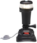 Osculati - Luce di via bianca 360° base snodo swivel