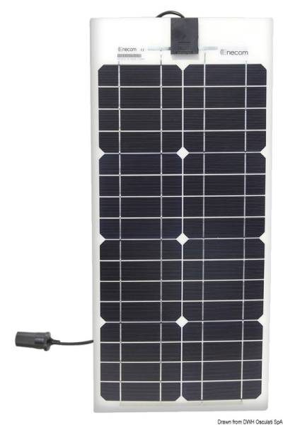 Pannello solare Enecom 22 Wp 620x 272 mm - 12.034.01