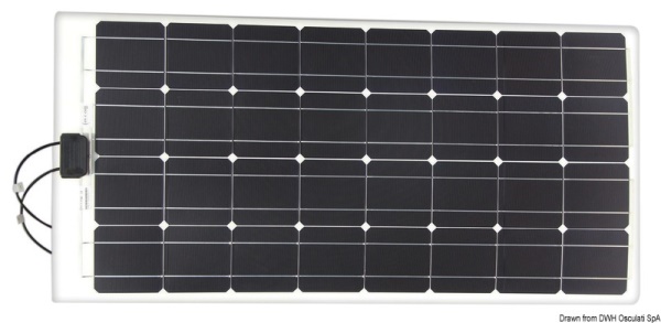 Pannello solare Enecom 100 Wp 1231 x 536 mm - 12.034.11