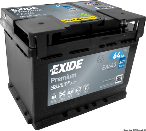 Batteria Premium 64 Ah - 12.404.02