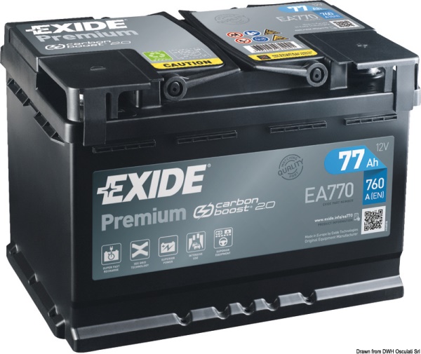 Batteria Premium 77 Ah - 12.404.03