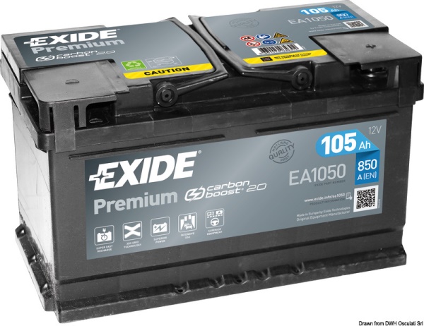 Batteria Premium 105 Ah - 12.404.05