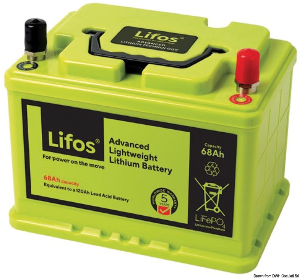 Batterie al litio Lifos 12,8 V 68 Ah - 12.470.01