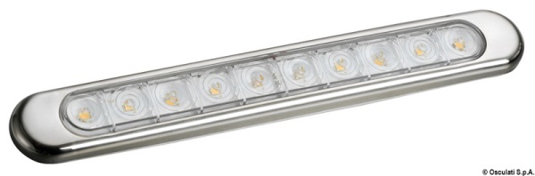 Plafoniera lineare in finitura inox AISI 316 - 13.192.01