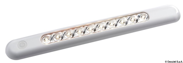 Plafoniera LED da appoggio bianca 310x40x11,5 mm - 13.192.10